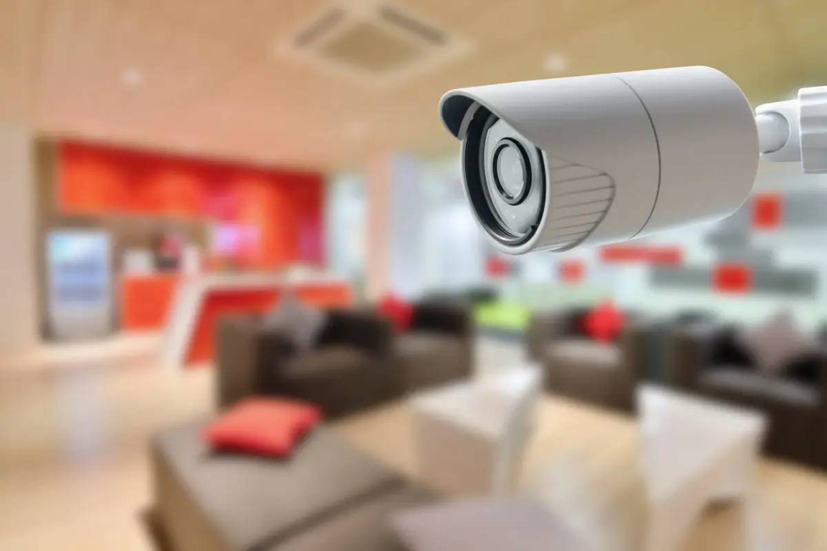 CCTV security camera, a point to settle when considering security cameras in a rented training room