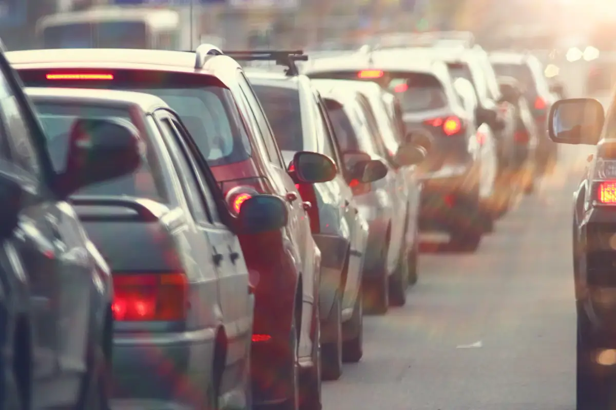 Rush hour traffic jam, the daily cost of driving between client sessions