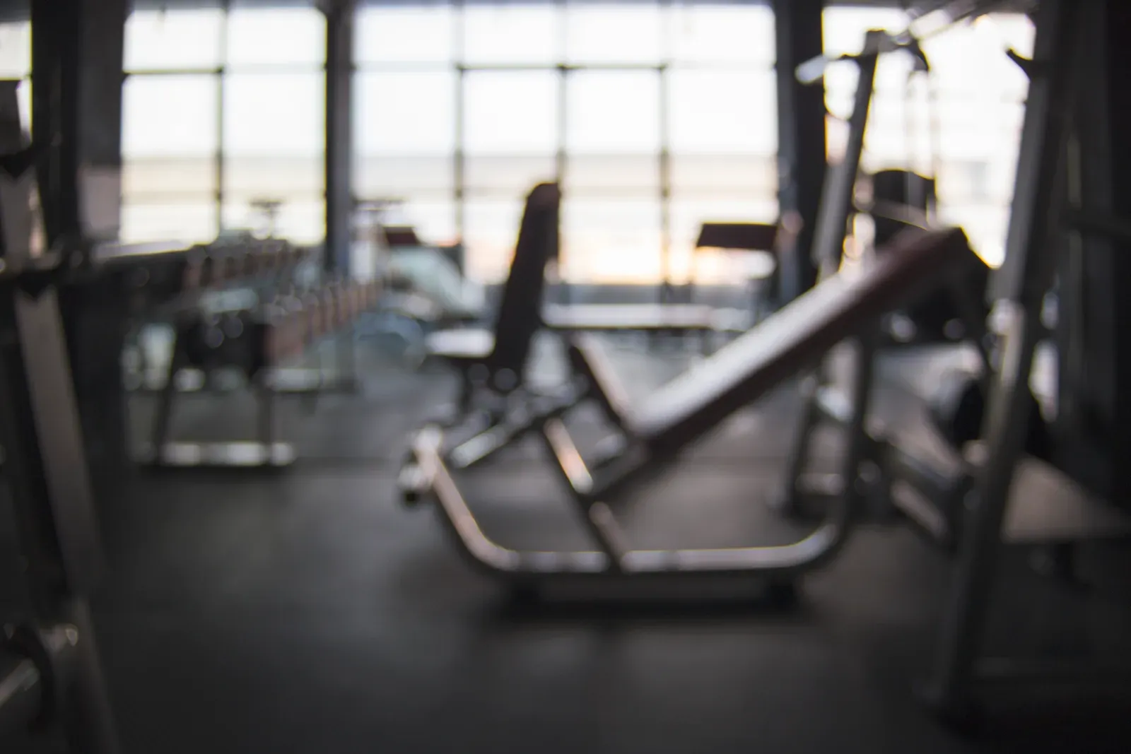 Vacant modern gym room set up for training